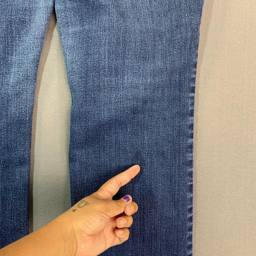 Duluth Trading Co Jeans Women 36x30 Fit Blue Mid Rise Bootcut Stretch Denim - Picture 14 of 16